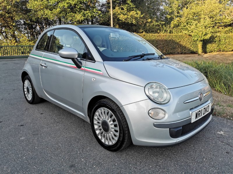 2011 Fiat 500 1.2 Lounge Hatchback 3dr Petrol Manual Euro 5 s/s 69 bhp